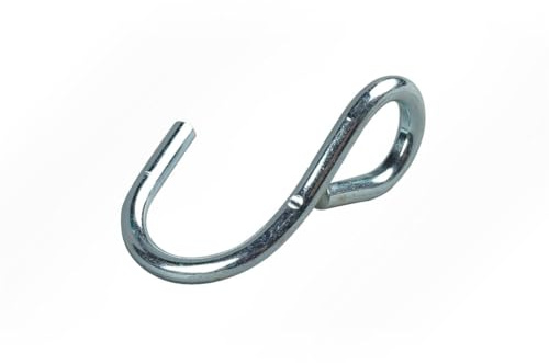 LYSEL® S-Haken asymmetrisch gedreht, (L) 50mm in grau (1 Stück)