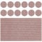 Shinekoo Adhesive Match Striker Sheet Honeycomb Circle Match Strike Paper Matches Lighting Strip Peel and Stick Match Striker Strip Pre-Cut in Circles for Easy Match Lighting Craft Projects