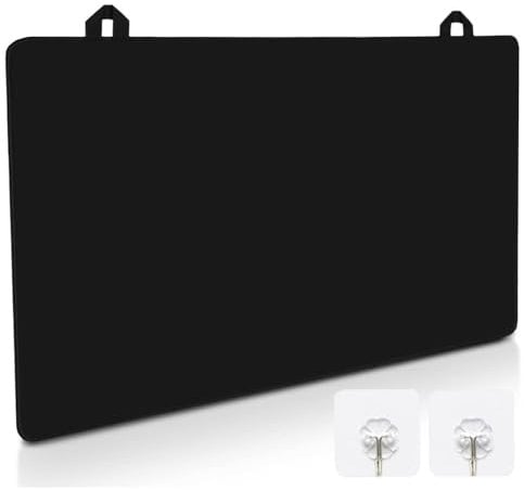 OMJMYY Copri Piano Induzione 61.5 x 53 cm Multifunzionale Protezione Piano Cottura Induzione in Silicone con 2 Ganci Copertura Piano Induzione Antiscivolo Tappetino per Piano Induzione (Nero)