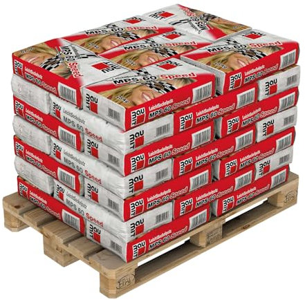 42x BAUMIT/Palette Leicht-Sockelputz MPS 60 S 25kg Zementputz