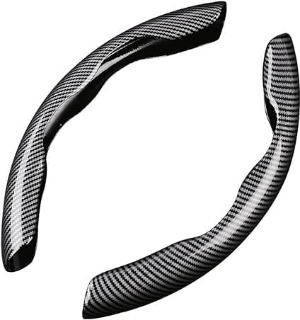 2 Stück Auto Lenkradbezug für Mercedes Benz E-Class W211 W212 W213 E200 E300 E450,Modisch Segmentierte Auto Lenkradschutz, Anti Rutsch Atmungsaktiv Lenkradhülle,C