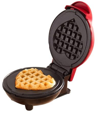Gaufrier pour gaufres en forme de cœur classiques, gaufrier en forme de cœur avec feu de cuisson