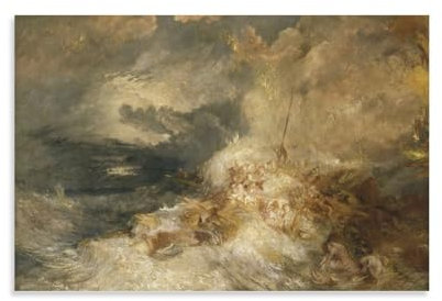Joseph Mallord William JMW Turner Prints Painting (302) Wall Art Poster Scroll Canvas Painting Picture Living Room Decor Home 12x18inch(30x45cm)