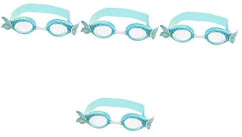 VANZACK 4piezas Gafas De Natación Diseño De Protección Uv Anti- y Cómodas Para Piscina y Playa