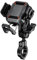 MEUIXT Mini Version Motorcycle Phone Holder With Vibration Dampener 1s Lock Handlebar Mirror Mount Compatible With Bike Scooter ATV Fit 5.2-7.2(Handblebar)