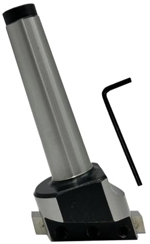 MachEl MT2 Shank Fly Cutter with M10 Drawbar Thread & HSS Tool Bit for Lathe & Milling Machines