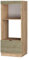Vicco Mikrowellenschrank Fame-Line, Küchenregal für die Mikrowelle, Eiche Paneel, 60 cm offen
