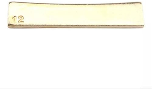 Essential Gitarren-Reparaturwerkzeuge, 9 Größen, Metall-Bundpress-Einsätze für Gitarrenbauer-Arbeiten (30,5 cm)