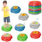 Mostop 8pcs Musik & Licht bis Stepping Stones für Kinder, Anti-Rutsch stapelbar Balance Blöcke Spielzeug, Hindernis-Parcours Indoor Outdoor Kleinkinder Sensory Play Equipment Spielzeug