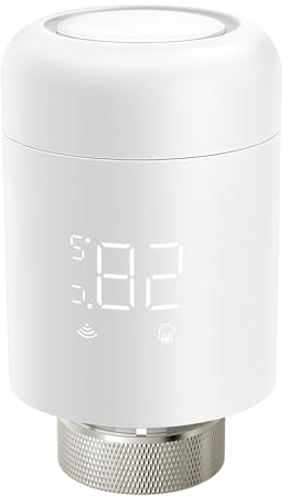 Flintronic Smart Radiator Thermostat, Smart Thermostat Radiator Valve with LED display, APP & Voice Control, Energy-Saving, Easy Installation, Works with Alexa and Google Home, ZigBee Gateway Required