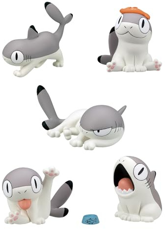Kitan Club Sharkitty Figure Blind Box – Blind Box Collectible Display Item (1 of 5 Designs) – for Ages 15+ – Authentic Japanese Figure for Desk or Shelf Decor