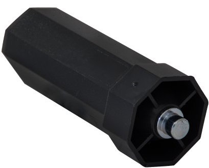 jarolift Walzenkapsel für Rollladen Achtkantwelle Walzenhülse Stahlwelle Rollladenwelle, Schlüsselweite SW50, Bolzendurchmesser 10 mm