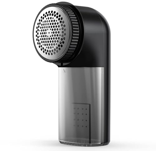 Schallen Lint Remover Handheld Fabric Shaver Machine Manual Lint Brush Sweater Defuzzer Bobble Remover for Clothes Fabrics Furniture | Black