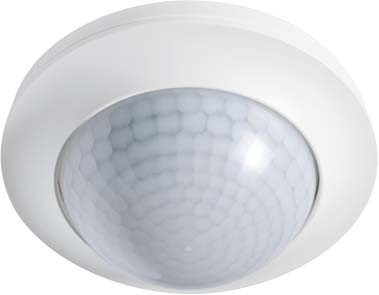 ESYLUX Decken-Präsenzmelder ws PD-C 360/24 Slave WH UP, 360 Grad, WH Compact Bewegungsmelder komplett 4015120425790