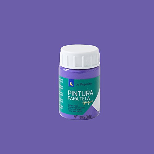 Pintura para Tela Opaque To-09 Violeta 35ML La Pajarita, Pintura de aplicación directa sobre tela