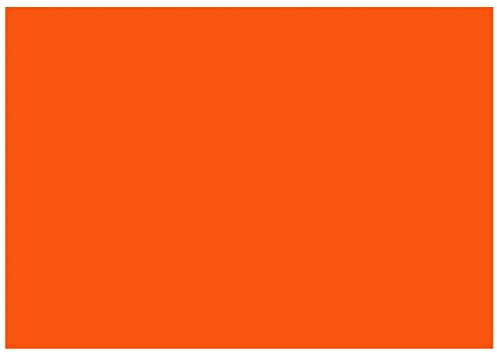 Tonkarton - Tonpapier - Tonzeichenpapier - 100 Blatt DIN A5-160g/m² Farbe: Amsterdame-Orange (22810)