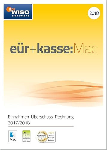 WISO eür+kasse:Mac 2018: Für die Einnahmen-Überschuss-Rechnung 2017/2018 inkl. Gewerbe- und Umsatzsteuererklärung [Online Code]