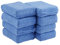 Mtsooning 8Pcs Blau Mikrofaser Polierschwamm Polierpads Auto Waschen Wachs Schwamm Polieren Detaillierung 4,7 x 3,1 x 1,4