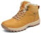 Pastaza Stivali da Neve Uomo Donna Trekking Scarpe Inverno Impermeabili Outdoor Pelliccia Sneakers Giallo,39EU