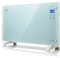 Yes UK HomeTronix Glass Panel Convector Heater 2KW – Wall Mounted or Freestanding Electric - Digital LCD Display with Touch Panel, Adjustable Temperature, Safety Thermal Cut-Off