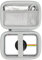 Khanka Hart Tasche für Polaroid SNAP Touch 2.0 & Schnappschuss & Snap Digitale Instant Kamera Sofortdruck Digitalkamera Sofortbildkamera Case.(weiß Reißverschluss)