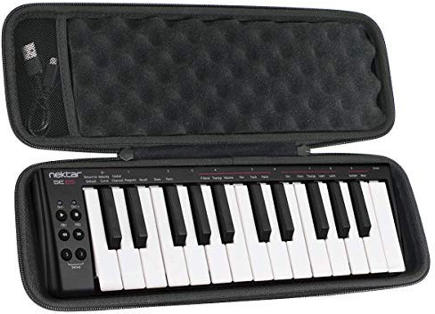 khanka Hard Travel Case Compatible with Nektar, 25-Key Midi Controller (SE25)