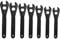 Milageto 7-Pieces Bike Cone Spanner Set Cycle Hub Wrench 13 14 15 16 17 18 19mm