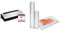 CASO VC150 Vakuumierer - Vakuumiergerät, Lebensmittel bleiben bis zu 8x länger frisch & Profi- Vakuumfolien Set 1 / Folienbeutel: 50x 20x30cm, Folienrolle: 1x 20x600cm, 1x 30x600cm 150µm