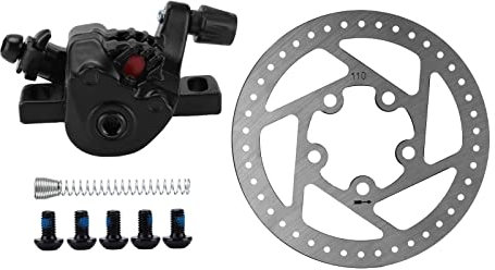 Pinza Freno + Disco Freno, Lega di Alluminio e Lega d'Acciaio Kit Freno a Disco Meccanico a Disco 110 Mm Kit Freno a Disco Pinza Freno a Disco di Ricambio per Mijia M365/pro