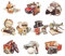 Ideen mit Herz 3-D Motive, ausgestanzt, ca. 7-10 cm, 10 Stück im Beutel | Bilder zum Basteln & Dekorieren | Grußkarten selber machen | Bildmotive für Scrapbooking & DIY-Deko (Herren Klassiker)