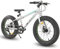 Hiland Kinder Fettrad Kinderfahrrad 7-Gang, Doppelscheibenbremse, 20 Zoll, Kinder Mountainbike für Jungen Mädchen weiß