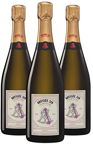 Odyssée 319 Grand Cru Rosé - Champagne - Pack 3 Botellas de 75 cl