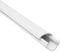 2PZ Canalina angolare 23x23 mm 2 metri per cavo elettrico bianco passacavi ad angolo coprifili a parete con copertura verniciabile