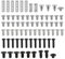 EEEKit Juego Completo de Tornillos para la Consola Nintendo Switch, Kit de reparación de 83 Tornillos de Cabeza Philips compatibles con la Consola Nintendo Switch y el Mando Joy-con