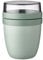 Mepal Müslibecher to go, Klein, praktischer Joghurtbecher to go - Unterteilung für Joghurt & Müsli - Geeignet für Gefrierschrank, Mikrowelle & Spülmaschine - 300 ml + 120 ml - Nordic Sage