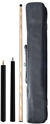 Pool Cue Snooker Queue Billard Queue Profi, Weißes Wachsholz Handgefertigt Jump & Break Snooker Cue 13.8 mm TIPP Pool Billard Stick, mit Pool-cue-zubehör LBJDP325