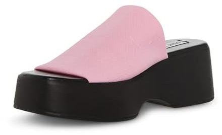 Steve Madden Damen Slinky30 Keilsandalen, pink/schwarz, 39 EU