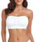Cavotor Women's Strapless Bra Seamless Soft Padded Bandeau Bra Stretchy Wrapped Breast Bra (White,M)