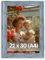 VictoR Bilderrahmen Vintage Vincent in Grau Blau 21x30 cm (A4) - Vintage Fotorahmen Landhaus - Deko Rahmen mit bruchsicherem Acrylglas - Bilderrahmen 20x30 Grau