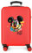 Disney Have a Good Time Mickey Street Spray Cabin-Koffer, Rot, 38 x 55 x 20 cm, starres ABS, seitliches Zahlenschloss, 35 l, 2 kg, 4 Doppelrollen, Handgepäck