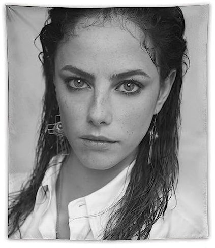 FLYUFO Kaya Scodelario Modell Schauspieler Kunst Dekoration Tapisserie Polyester Tapisserie Kunst Bild Druck Modern F