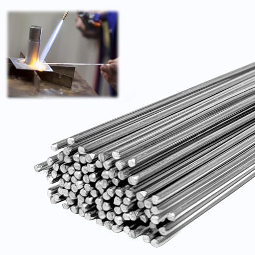 100 pezzi Filo per Saldatura in Alluminio, 25cmx1.6mm Barra Alluminio Bassa Temperatura Utilizzato per Riparare Tubi in Alluminio, Leghe di Alluminio Saldatura