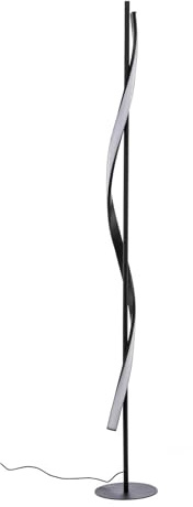 Lindby LED Stehlampe 'Munja' dimmbar (Modern) in Schwarz aus Metall u.a. für Wohnzimmer & Esszimmer (1 flammig,) - LED-Stehleuchte, Floor Lamp, Standleuchte, Wohnzimmerlampe, Wohnzimmerlampe