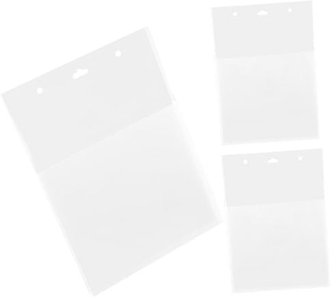 3 Stück Hängender Briefkasten Wand-Aktenhalter Wand-Kleinigkeiten Taschen-Display Dokumenten-Hängeaufbewahrung Wandregal Wand-Post-Organizer Aus Kunststoff