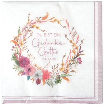 Servietten Du bist ein Gedanke Gottes