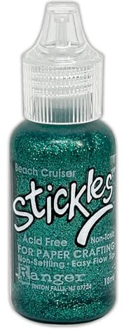 RANGER INDUSTRIES Glitter Glue, Green, one Size