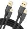 BJIDS USB Kabel, 2Pack 2M Android Ladekabel Lange geflochtene Sync Schnellladekabel Kompatibel mit Samsung Galaxy S6 S7 Edge, Android Phone -Schwarz