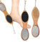 GOZINA Foot File Brush, 4 in 1 Foot Scrubber, Including Wood Nail Scrub Brush and Pumice Stone, Foot Scrub and Foot File, Suitable for All Types of Feet