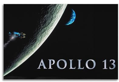 MHSSGHG Apollo 13 Posterdruck, Wanddekoration, Kunstdekoration, Leinwandposter, ästhetisches Poster für Schlafzimmer, Wohnzimmer, Wand, 30 x 45 cm, ungerahmter Stil