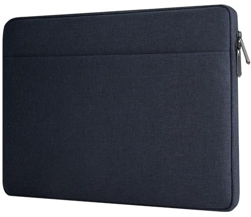 HEDUGO Funda para Portátil con Bolsillo para Accesorios Funda Acolchada para Ordenador de 13 a 14 Pulgadas Compatible con MacBook Air/Pro Funda Protectora de 13” a 14” Chromebook/Ordenador Portatil